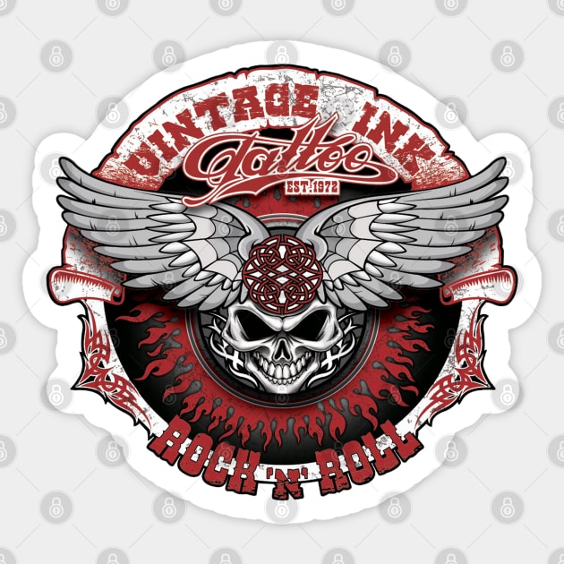 VINTAGE INK 2 Sticker by trev4000